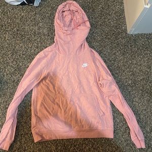 Light pink/ coral Nike hoodie